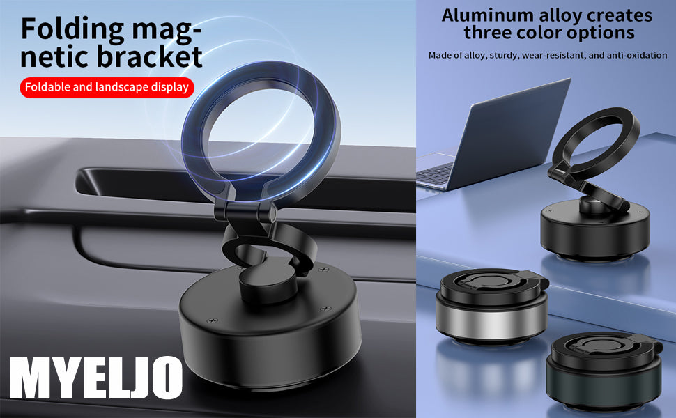 MagneticHolder™ – Magnetic N52 Phone Holder with Vacuum Mount