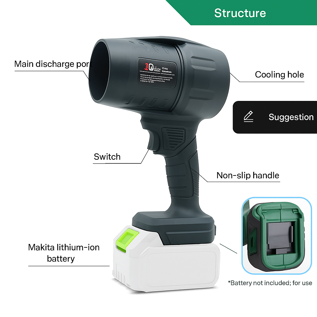 AeroForce™ – Unmatched Blowing Power in the Palm of Your Hand